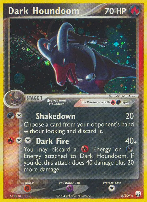 Dark Houndoom — EX O Retorno da Equipe Rocket  5