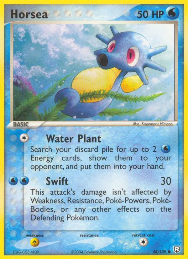 Horsea — EX O Retorno da Equipe Rocket  58