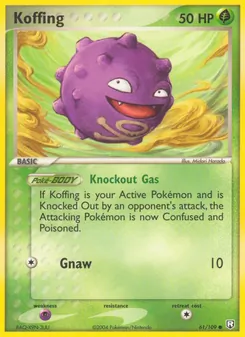 Koffing — EX O Retorno da Equipe Rocket  61