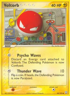 Voltorb — EX O Retorno da Equipe Rocket  80