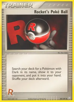 Rocket's Poké Ball — EX O Retorno da Equipe Rocket  89