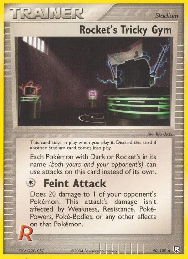 Rocket's Tricky Gym — EX O Retorno da Equipe Rocket  90