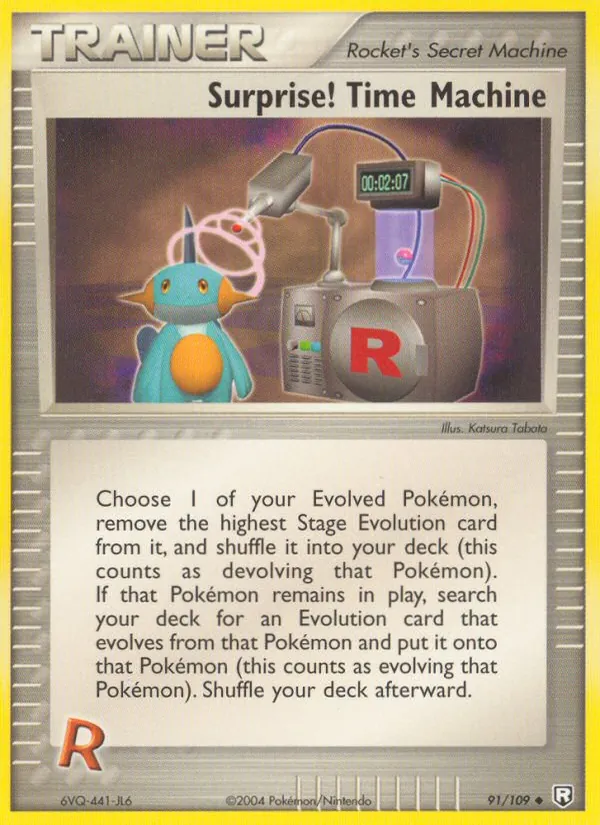 Surprise! Time Machine — EX O Retorno da Equipe Rocket  91