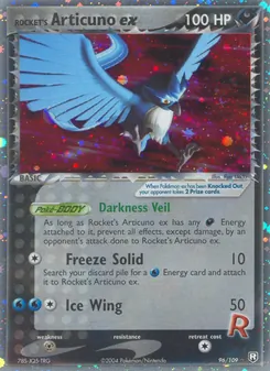 Rocket's Articuno ex — EX O Retorno da Equipe Rocket  96