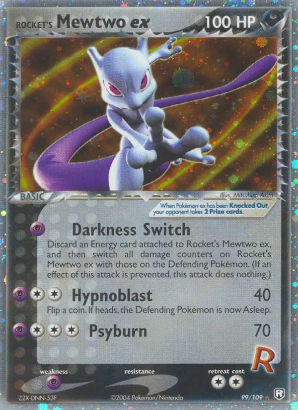 Rocket's Mewtwo ex — EX O Retorno da Equipe Rocket  99