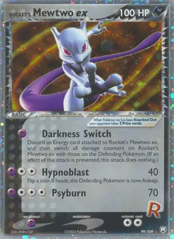 Rocket's Mewtwo ex — EX O Retorno da Equipe Rocket  99