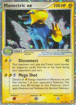 Manectric ex — EX Deoxys 101