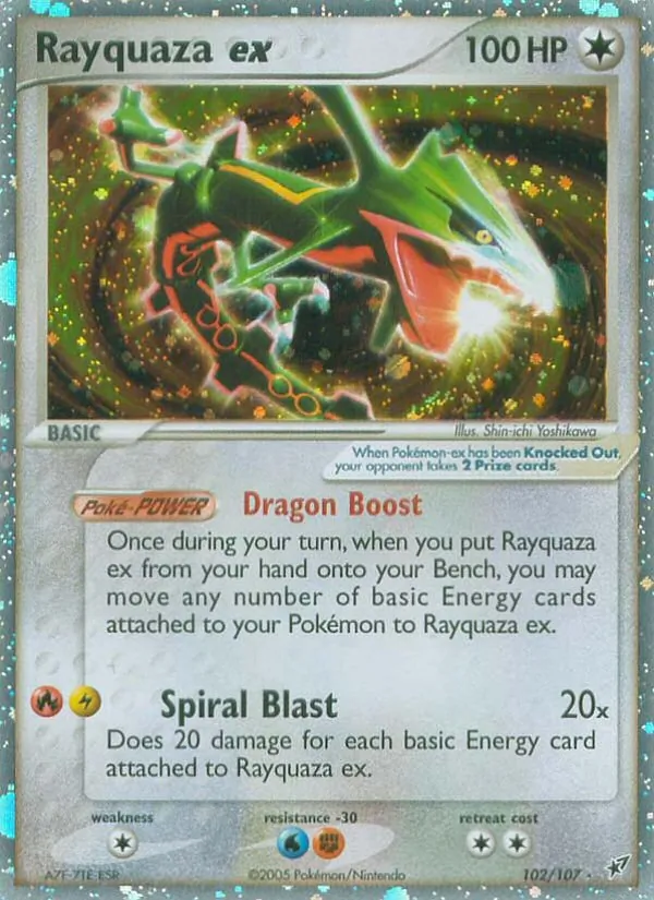 Rayquaza ex — EX Deoxys 102
