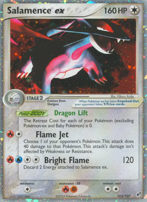Salamence ex — EX Deoxys 103