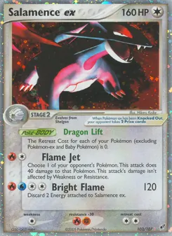 Salamence ex — EX Deoxys 103