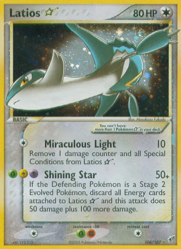 Latios ☆ — EX Deoxys 106