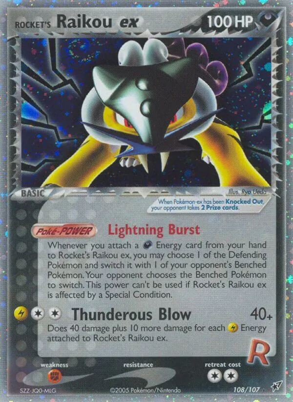 Rocket's Raikou ex — EX Deoxys 108