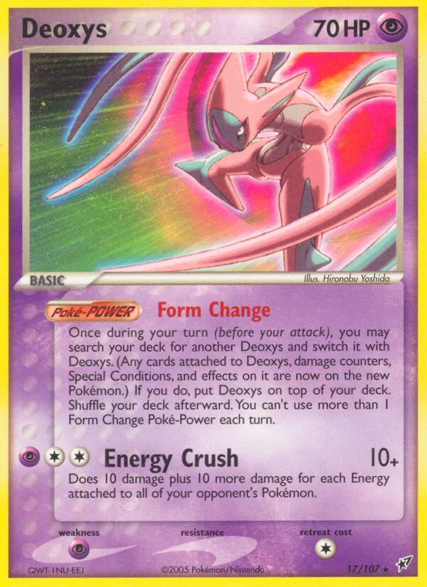 Deoxys — EX Deoxys 17