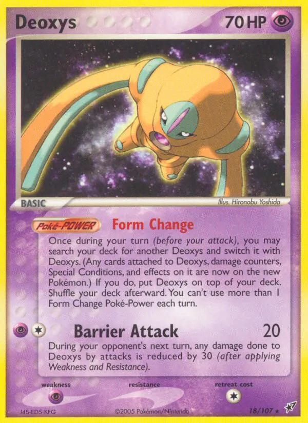 Deoxys — EX Deoxys 18