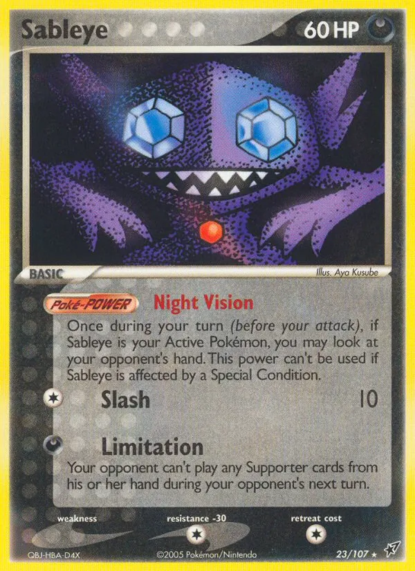 Sableye — EX Deoxys 23