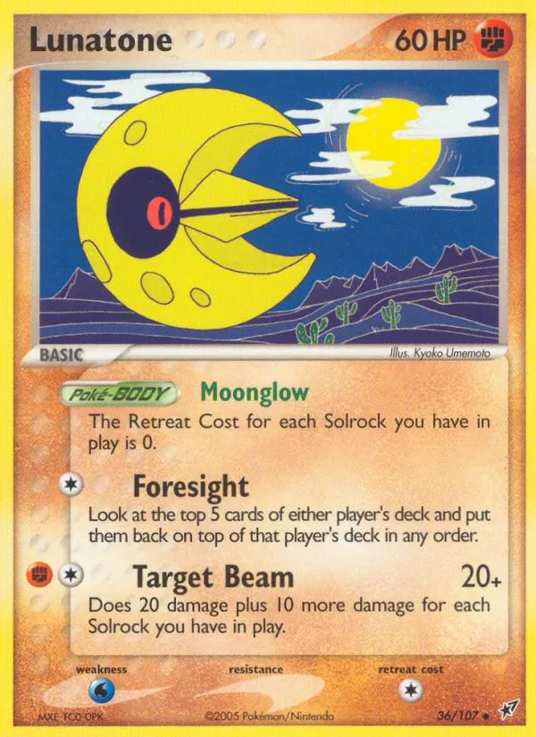 Lunatone — EX Deoxys 36