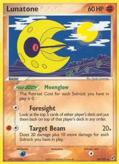 Lunatone — EX Deoxys 36