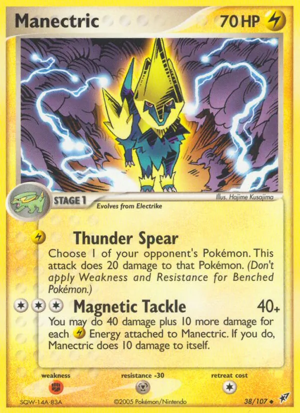 Manectric — EX Deoxys 38