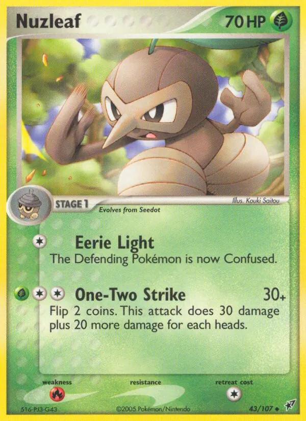 Nuzleaf — EX Deoxys 43