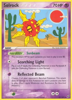 Solrock — EX Deoxys 47