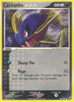 Carvanha — EX Deoxys 56