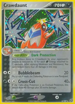 Crawdaunt — EX Deoxys 6