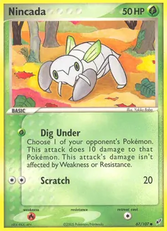 Nincada — EX Deoxys 67