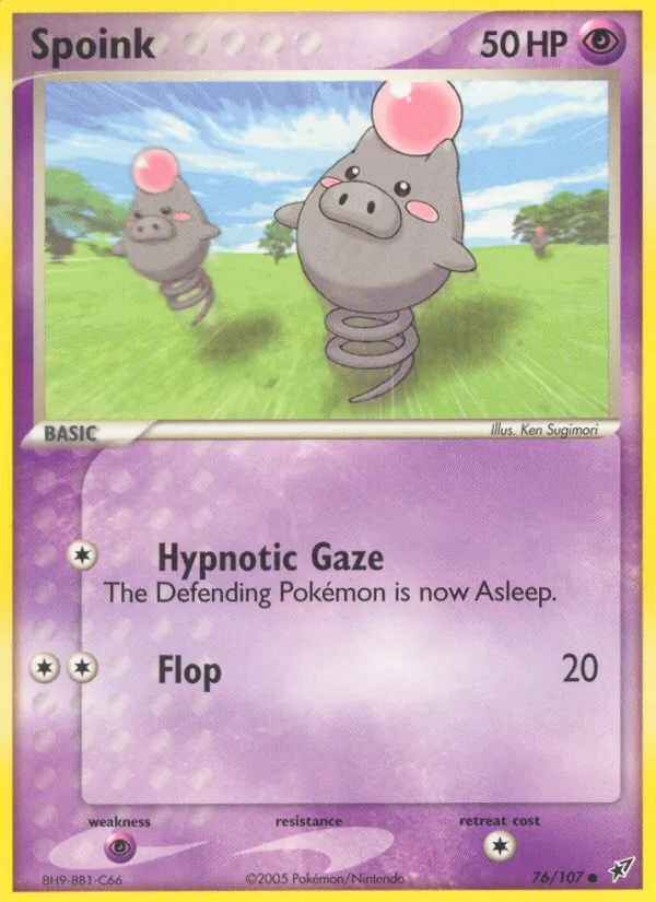 Spoink — EX Deoxys 76