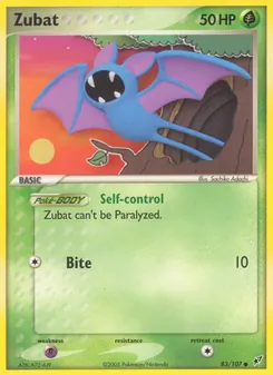Zubat — EX Deoxys 83