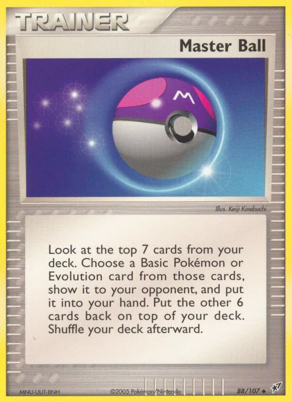 Master Ball — EX Deoxys 88