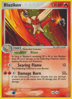Blaziken — EX Esmeralda 1