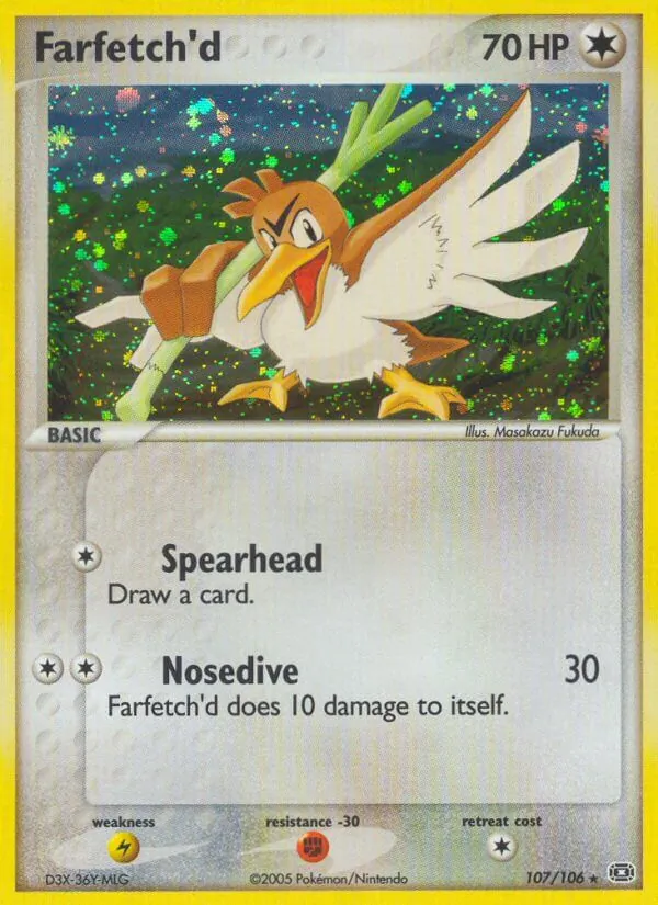 Farfetch'd — EX Esmeralda 107