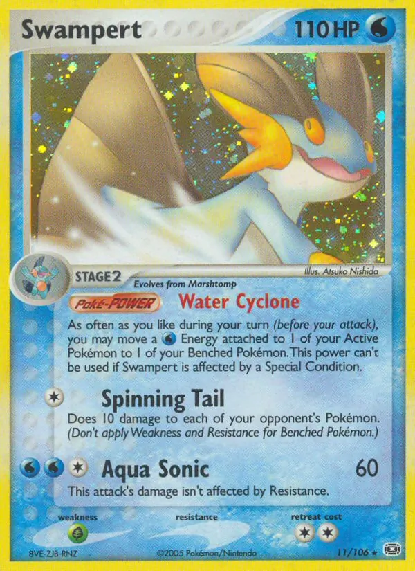 Swampert — EX Esmeralda 11
