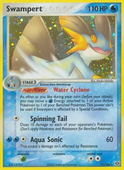 Swampert — EX Esmeralda 11
