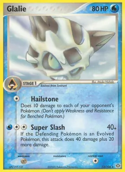 Glalie — EX Esmeralda 13