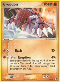 Groudon — EX Esmeralda 14