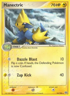 Manectric — EX Esmeralda 16
