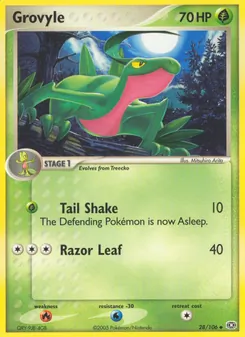 Grovyle — EX Esmeralda 28