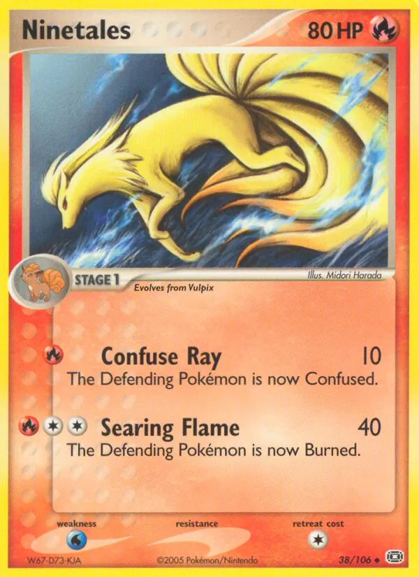 Ninetales — EX Esmeralda 38