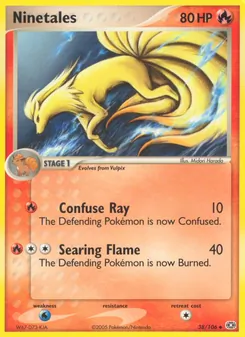 Ninetales — EX Esmeralda 38