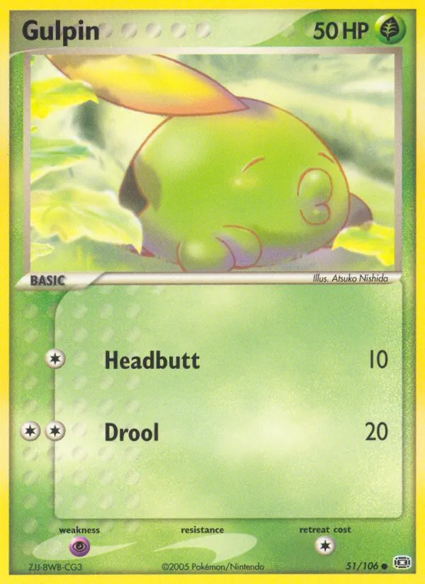 Gulpin — EX Esmeralda 51