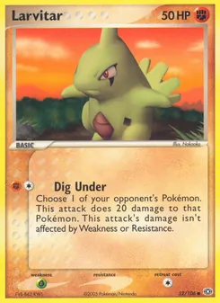 Larvitar — EX Esmeralda 52