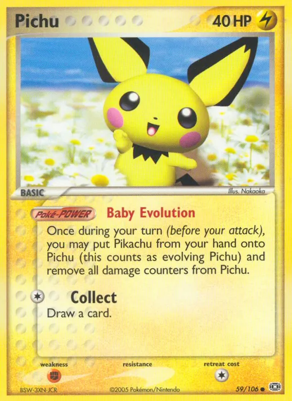 Pichu — EX Esmeralda 59