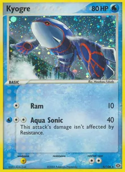 Kyogre — EX Esmeralda 6