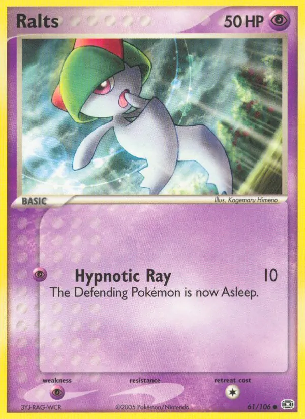 Ralts — EX Esmeralda 61