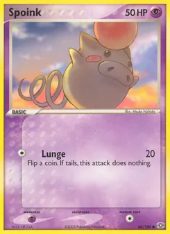 Spoink — EX Esmeralda 66