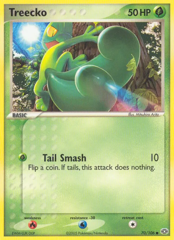 Treecko — EX Esmeralda 70