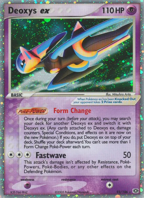 Deoxys ex — EX Esmeralda 93
