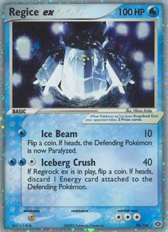 Regice ex — EX Esmeralda 98
