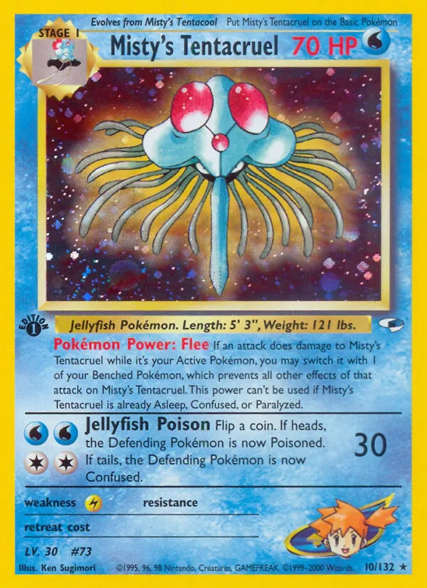 Misty's Tentacruel — Gym Heroes 10